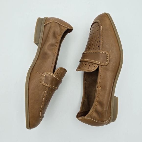 6W - WIDE WIDTH - Clarks Lyrical Way Women's Loafers, Tan Leather, NEW! - Picture 16 of 16